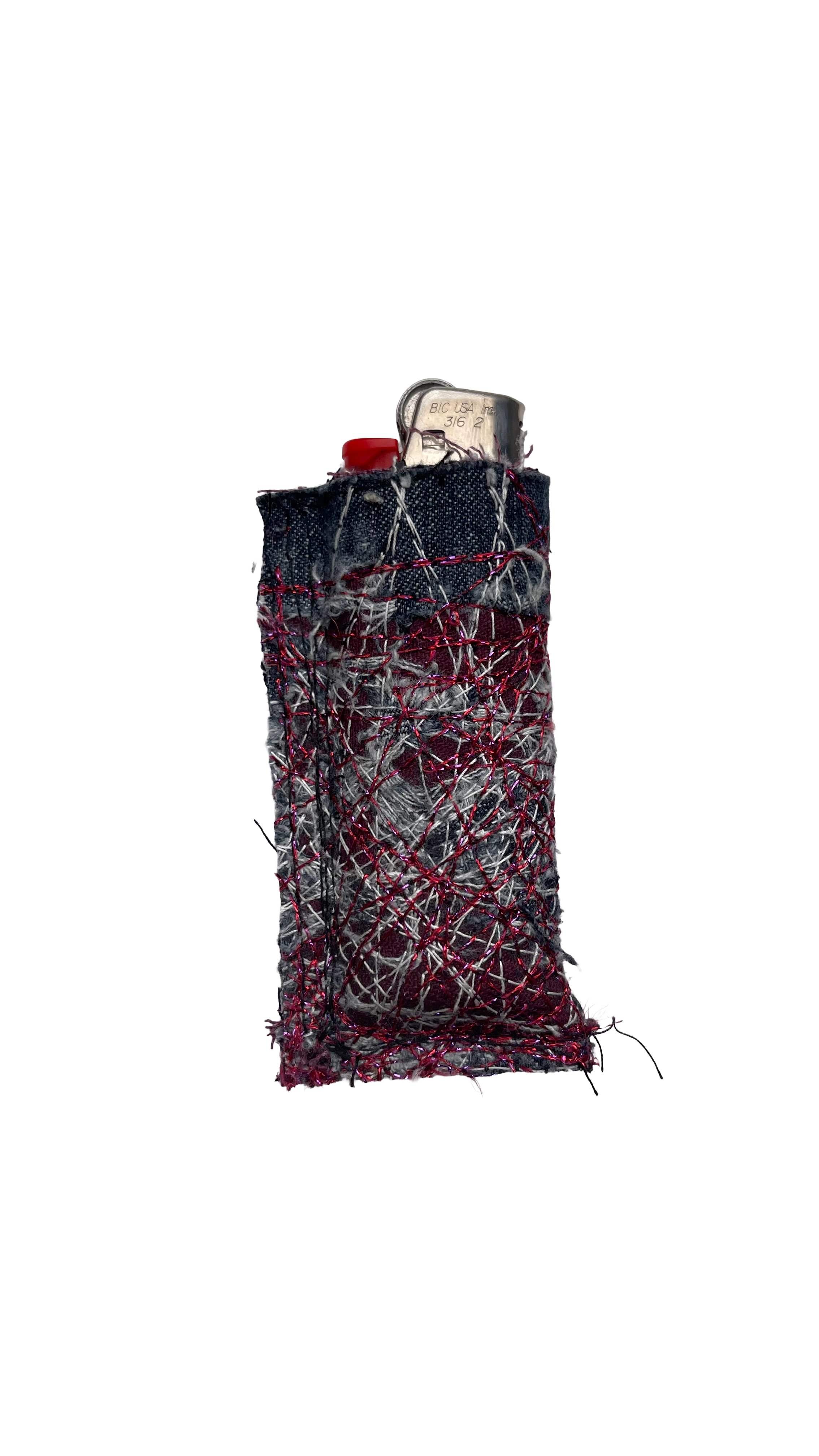 Boro Denim Lighter Case #17