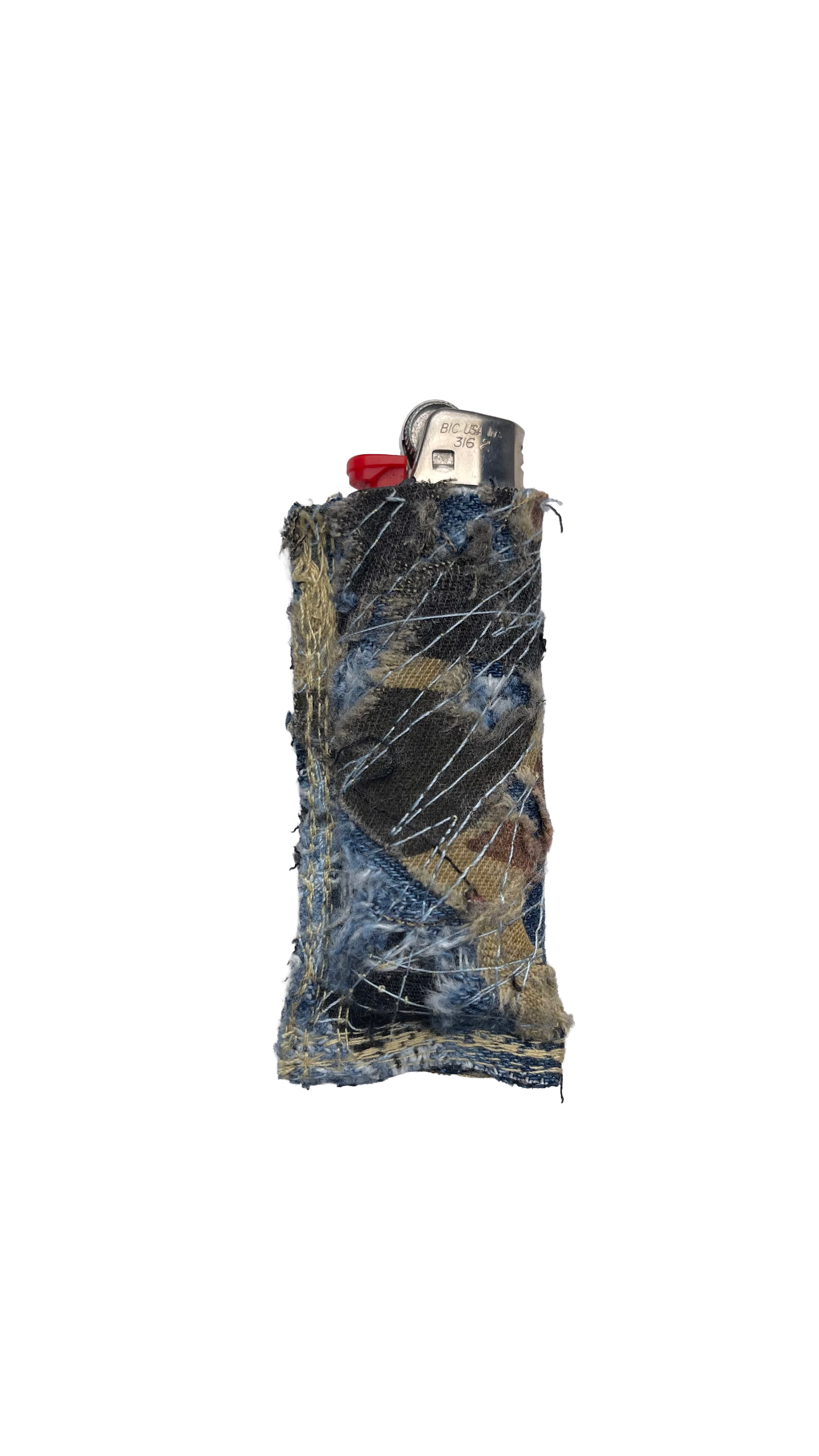 Boro Denim Lighter Case #11