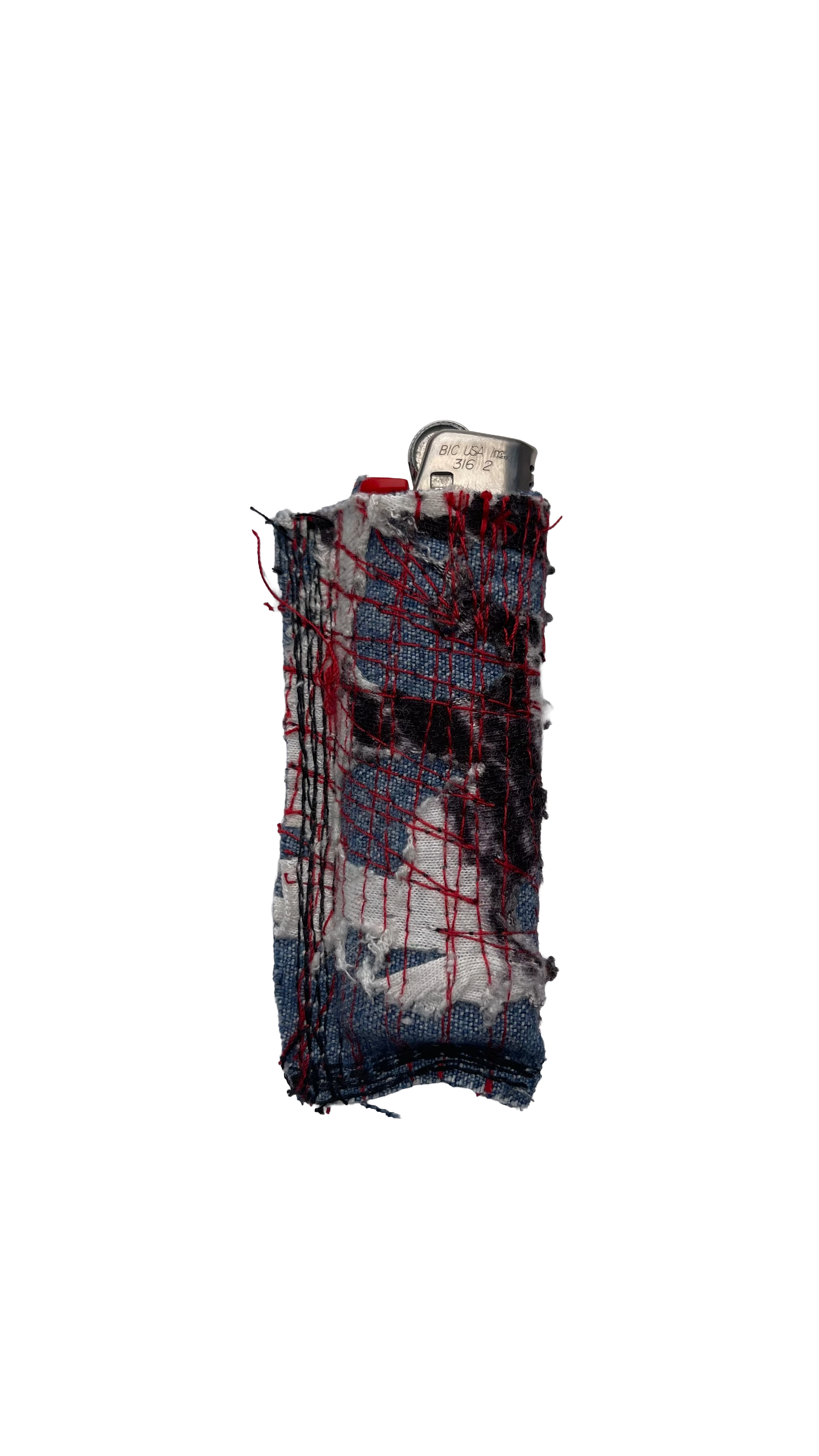 Boro Denim Lighter Case #4